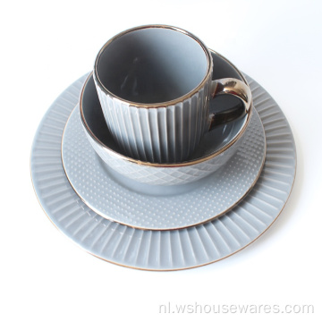 Ronde vorm Europees servies sets goedkoop servies